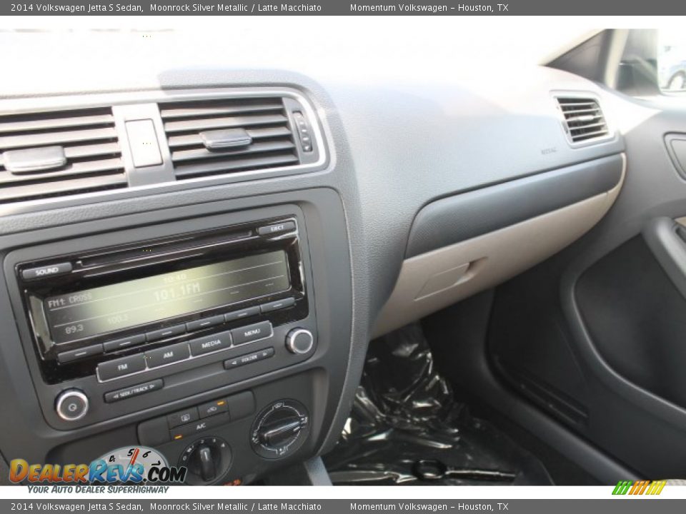 2014 Volkswagen Jetta S Sedan Moonrock Silver Metallic / Latte Macchiato Photo #12