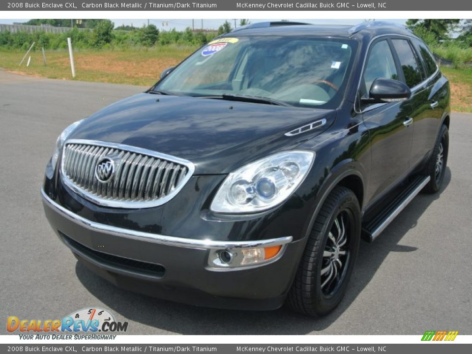 2008 Buick Enclave CXL Carbon Black Metallic / Titanium/Dark Titanium Photo #2
