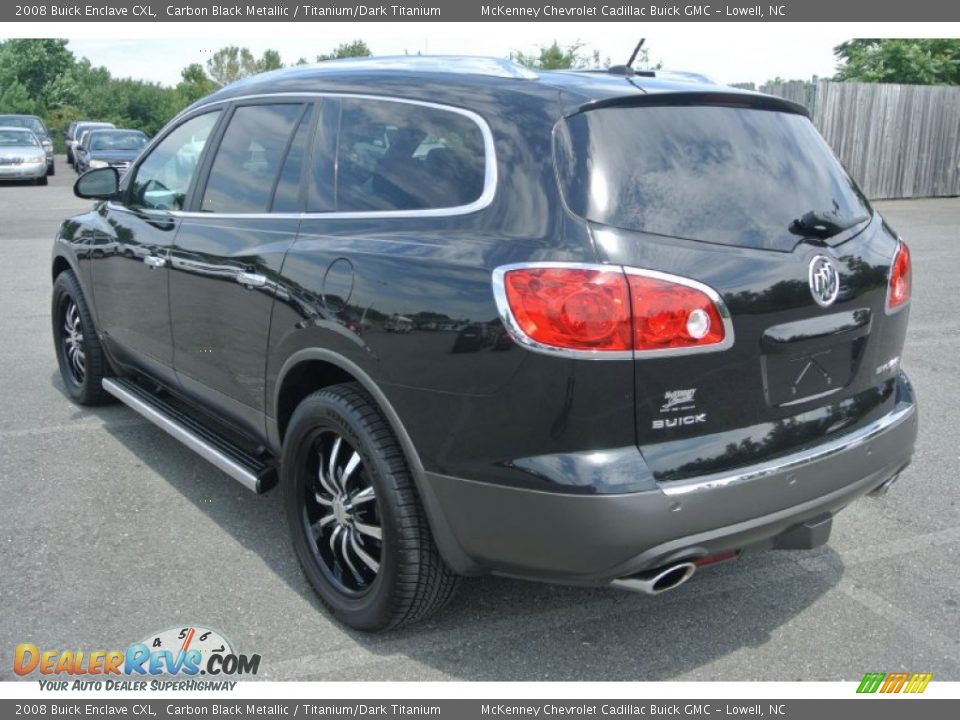 2008 Buick Enclave CXL Carbon Black Metallic / Titanium/Dark Titanium Photo #4
