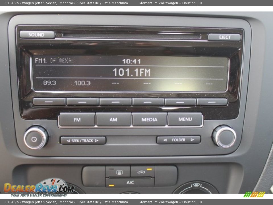 2014 Volkswagen Jetta S Sedan Moonrock Silver Metallic / Latte Macchiato Photo #17