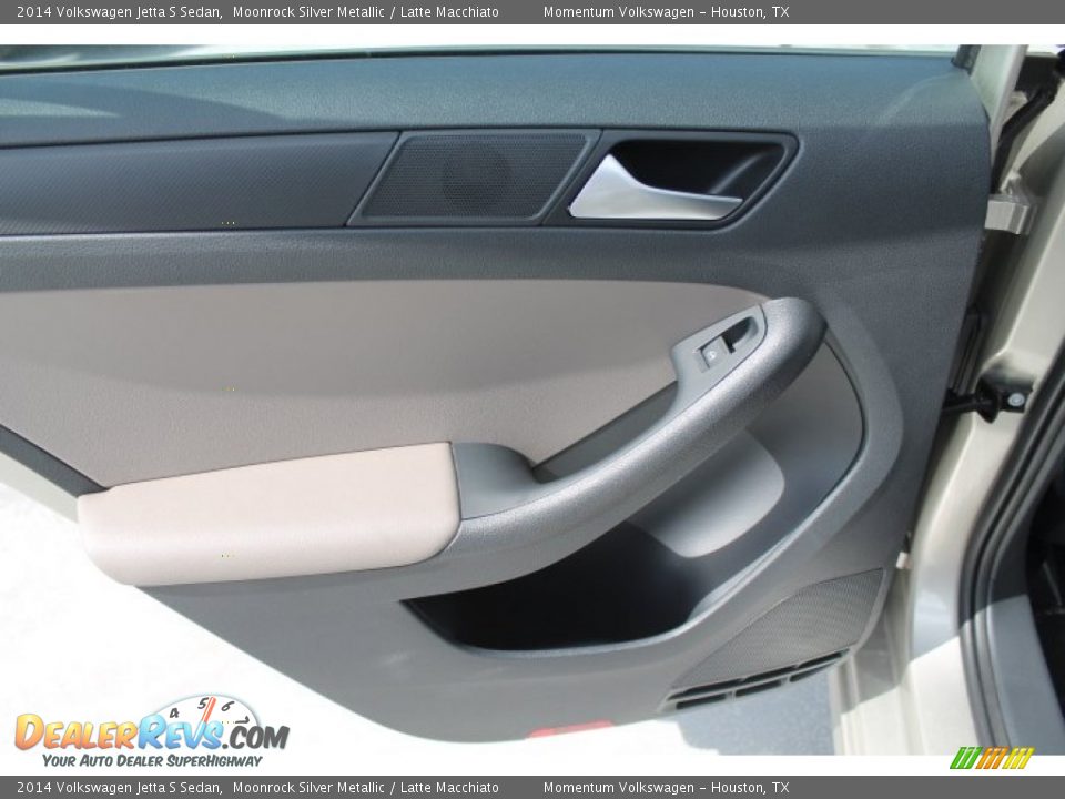 2014 Volkswagen Jetta S Sedan Moonrock Silver Metallic / Latte Macchiato Photo #18