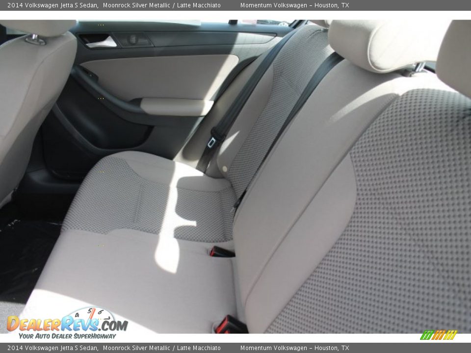 2014 Volkswagen Jetta S Sedan Moonrock Silver Metallic / Latte Macchiato Photo #19