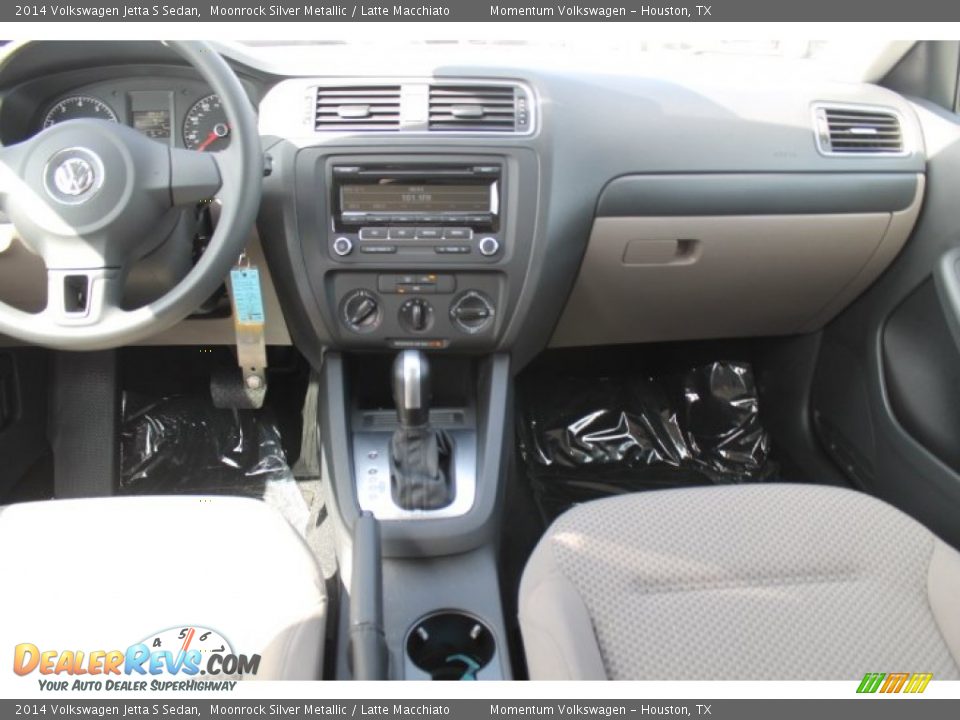 2014 Volkswagen Jetta S Sedan Moonrock Silver Metallic / Latte Macchiato Photo #20