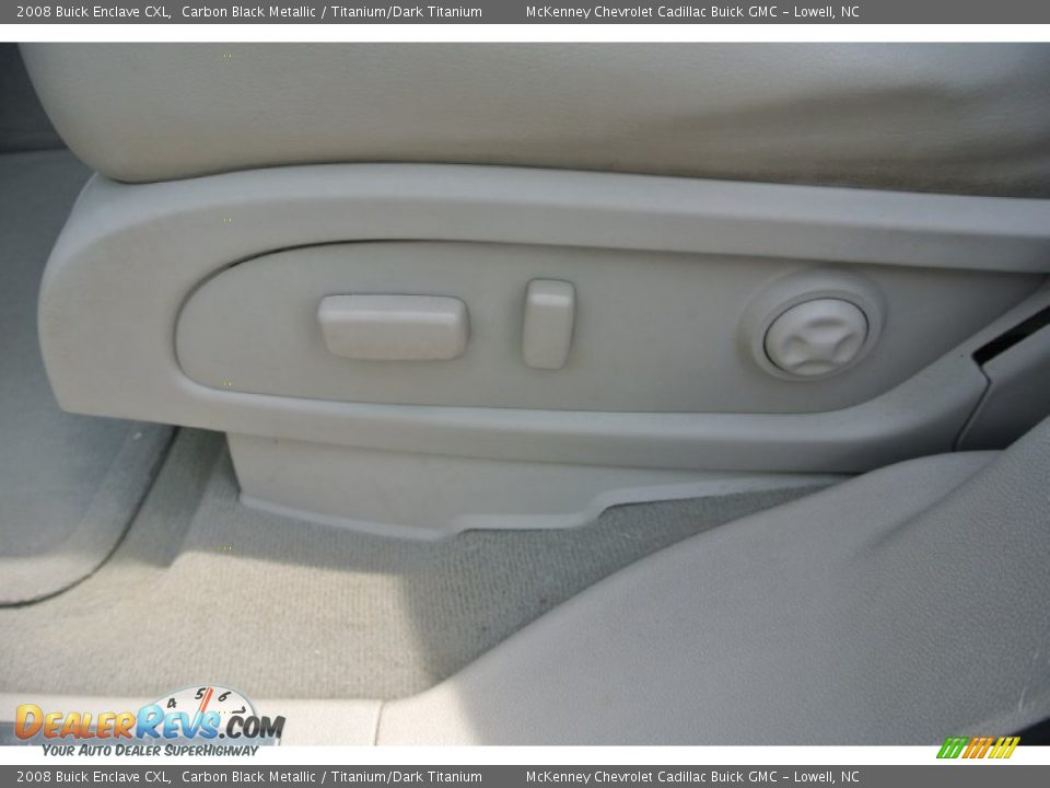 2008 Buick Enclave CXL Carbon Black Metallic / Titanium/Dark Titanium Photo #9