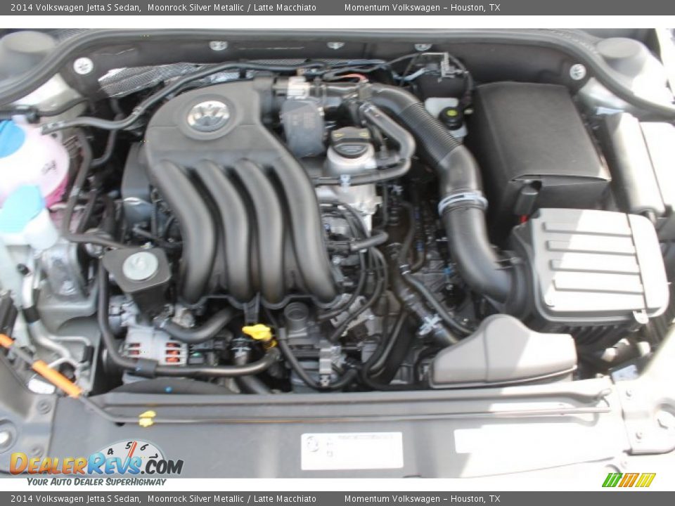 2014 Volkswagen Jetta S Sedan Moonrock Silver Metallic / Latte Macchiato Photo #23