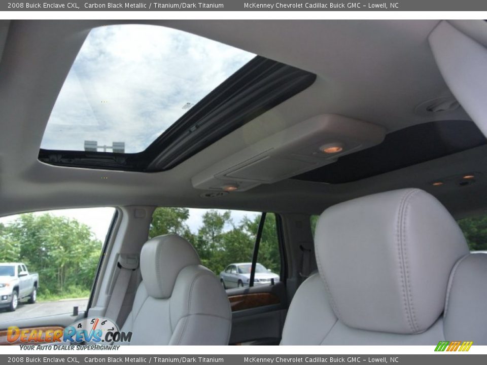 2008 Buick Enclave CXL Carbon Black Metallic / Titanium/Dark Titanium Photo #12