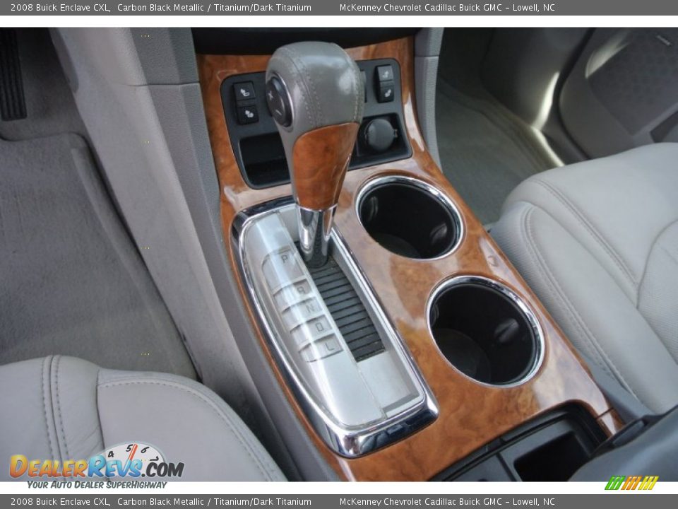 2008 Buick Enclave CXL Carbon Black Metallic / Titanium/Dark Titanium Photo #13