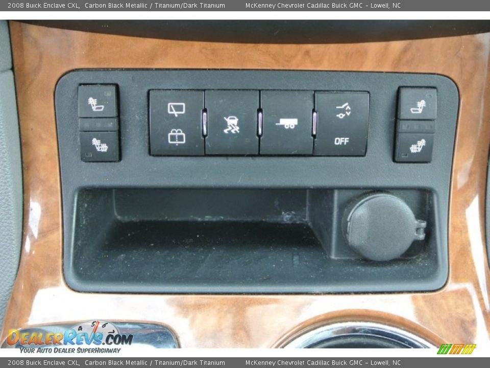 2008 Buick Enclave CXL Carbon Black Metallic / Titanium/Dark Titanium Photo #14
