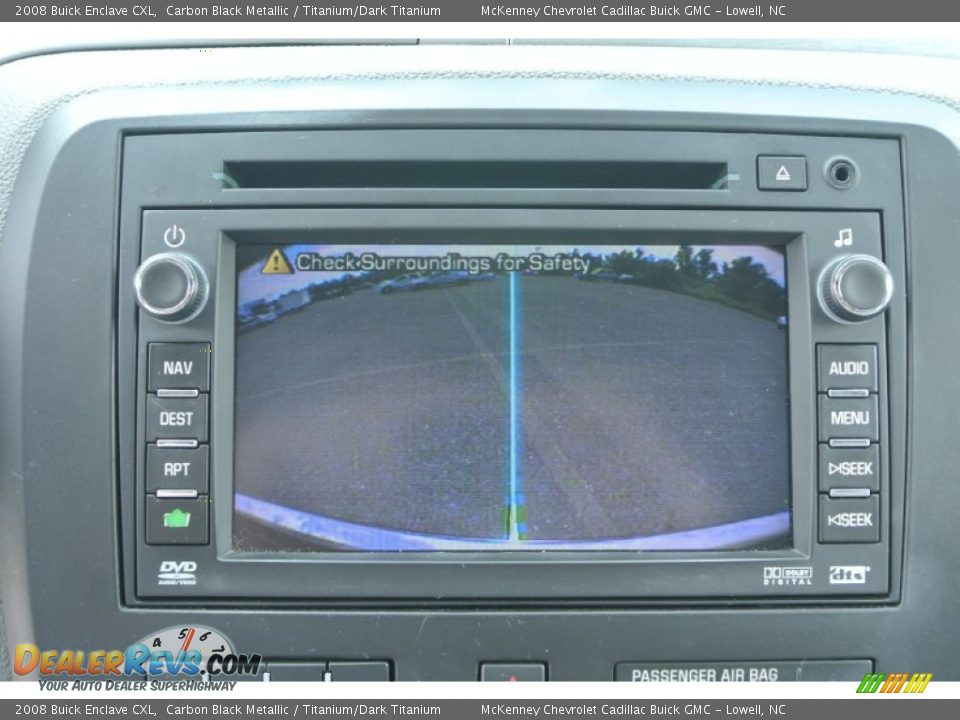 2008 Buick Enclave CXL Carbon Black Metallic / Titanium/Dark Titanium Photo #16