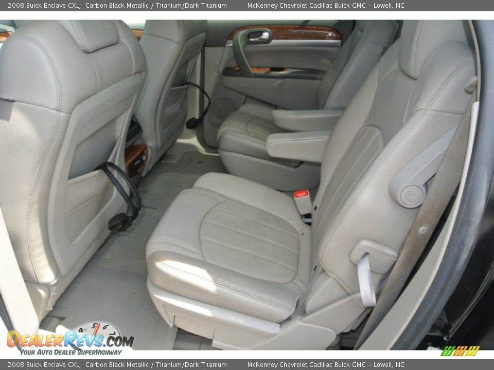 2008 Buick Enclave CXL Carbon Black Metallic / Titanium/Dark Titanium Photo #19