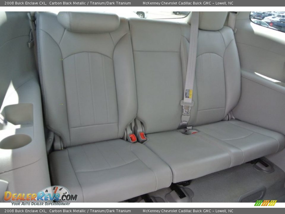 2008 Buick Enclave CXL Carbon Black Metallic / Titanium/Dark Titanium Photo #25