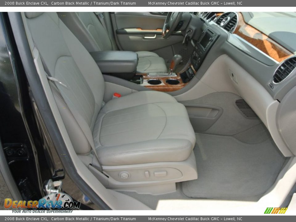 2008 Buick Enclave CXL Carbon Black Metallic / Titanium/Dark Titanium Photo #26