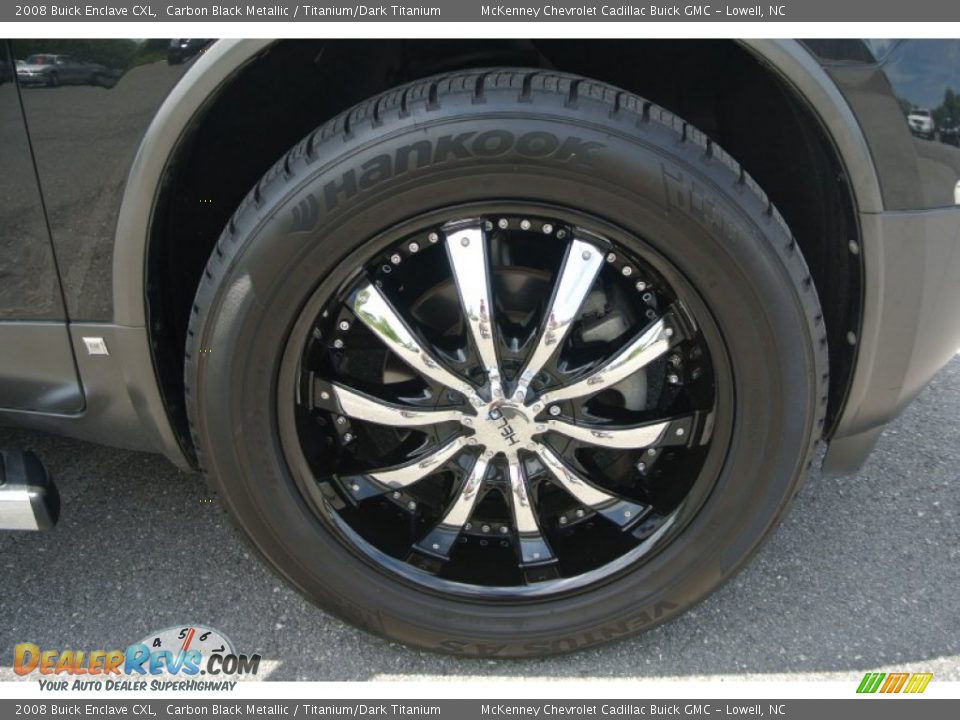 2008 Buick Enclave CXL Carbon Black Metallic / Titanium/Dark Titanium Photo #28