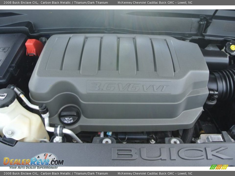2008 Buick Enclave CXL Carbon Black Metallic / Titanium/Dark Titanium Photo #29