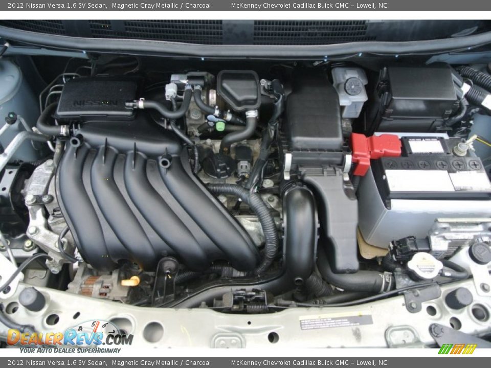 2012 Nissan Versa 1.6 SV Sedan Magnetic Gray Metallic / Charcoal Photo #24