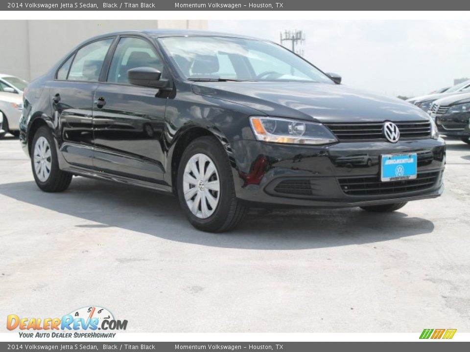 2014 Volkswagen Jetta S Sedan Black / Titan Black Photo #1