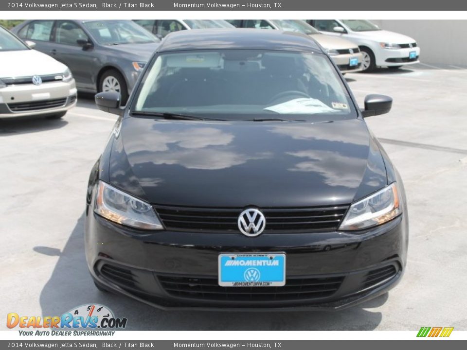2014 Volkswagen Jetta S Sedan Black / Titan Black Photo #2