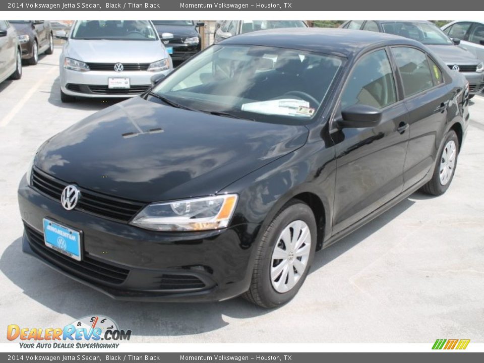 2014 Volkswagen Jetta S Sedan Black / Titan Black Photo #3
