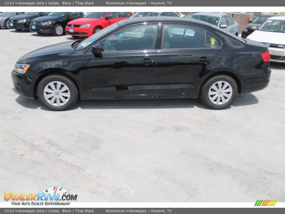 2014 Volkswagen Jetta S Sedan Black / Titan Black Photo #5