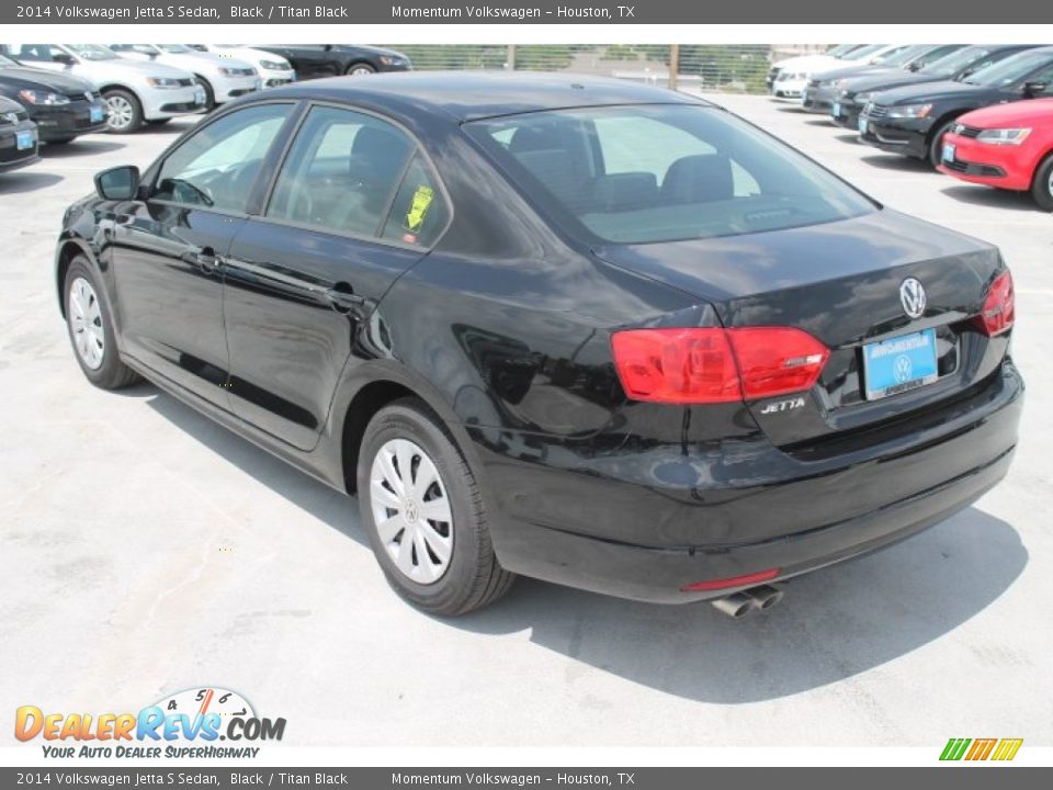 2014 Volkswagen Jetta S Sedan Black / Titan Black Photo #6