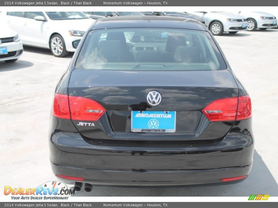 2014 Volkswagen Jetta S Sedan Black / Titan Black Photo #7