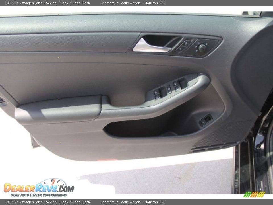 2014 Volkswagen Jetta S Sedan Black / Titan Black Photo #8
