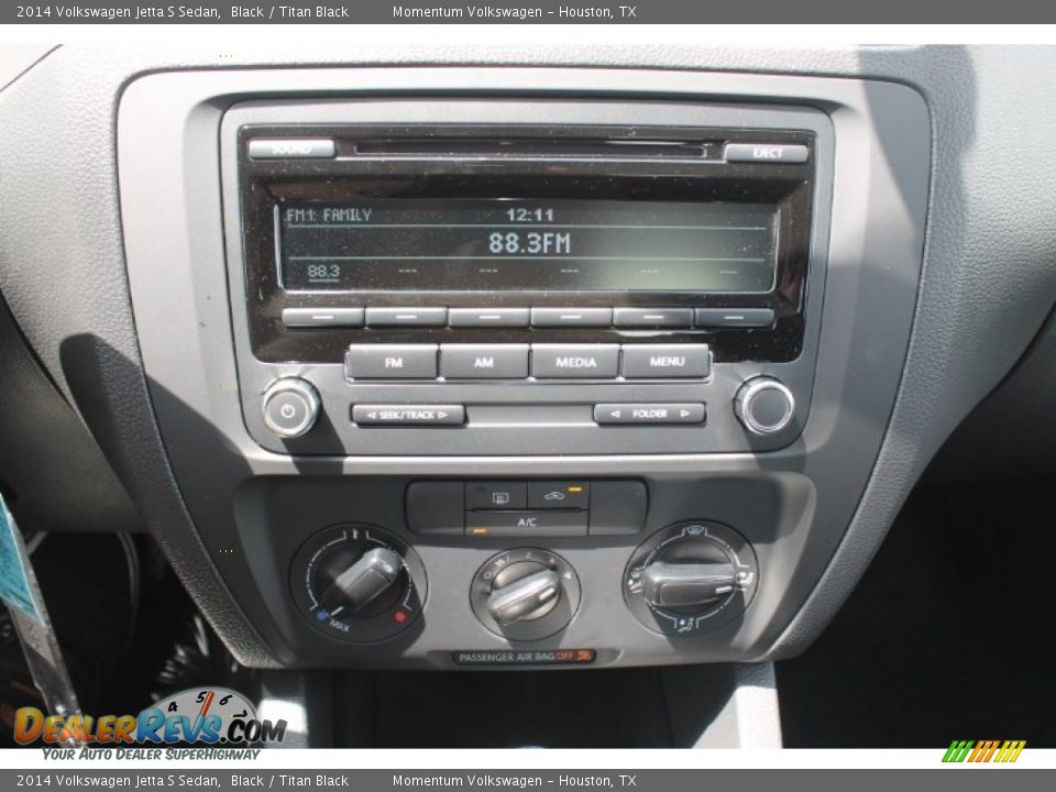 2014 Volkswagen Jetta S Sedan Black / Titan Black Photo #16