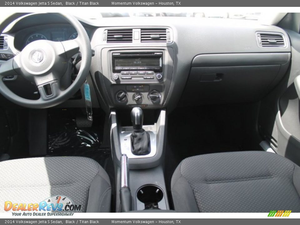 2014 Volkswagen Jetta S Sedan Black / Titan Black Photo #21