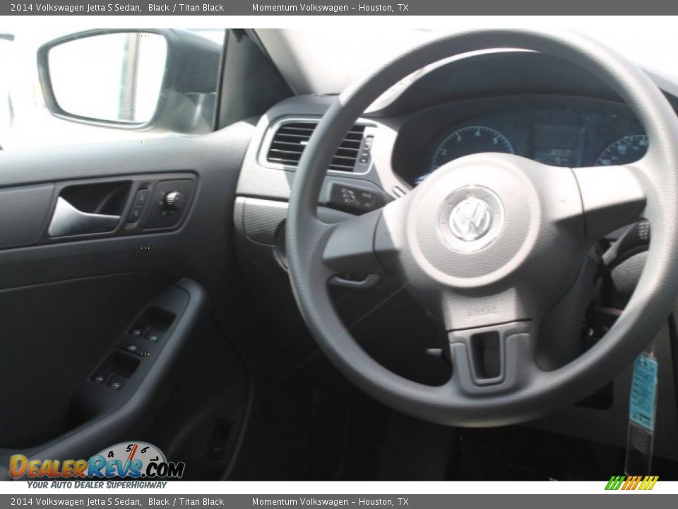 2014 Volkswagen Jetta S Sedan Black / Titan Black Photo #22