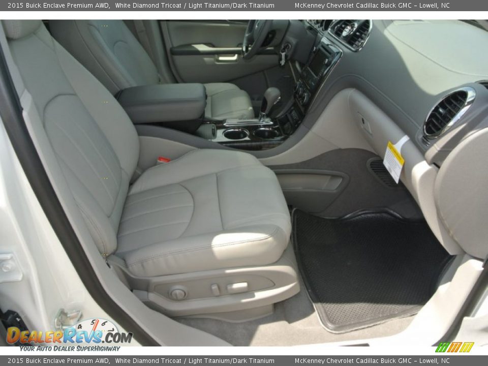 2015 Buick Enclave Premium AWD White Diamond Tricoat / Light Titanium/Dark Titanium Photo #22