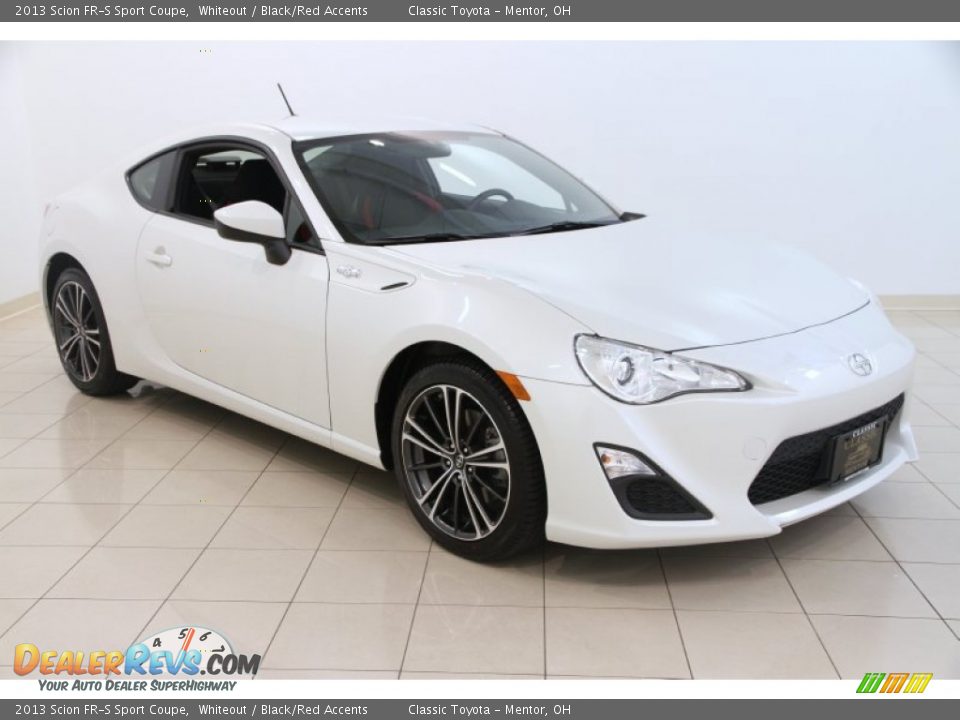 2013 Scion FR-S Sport Coupe Whiteout / Black/Red Accents Photo #1