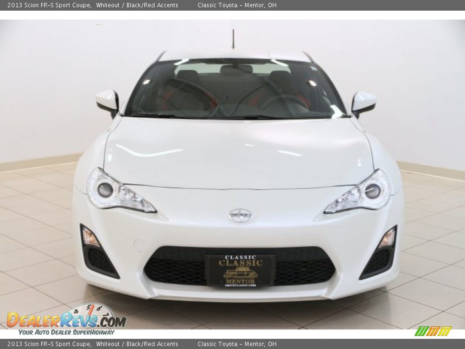 2013 Scion FR-S Sport Coupe Whiteout / Black/Red Accents Photo #2