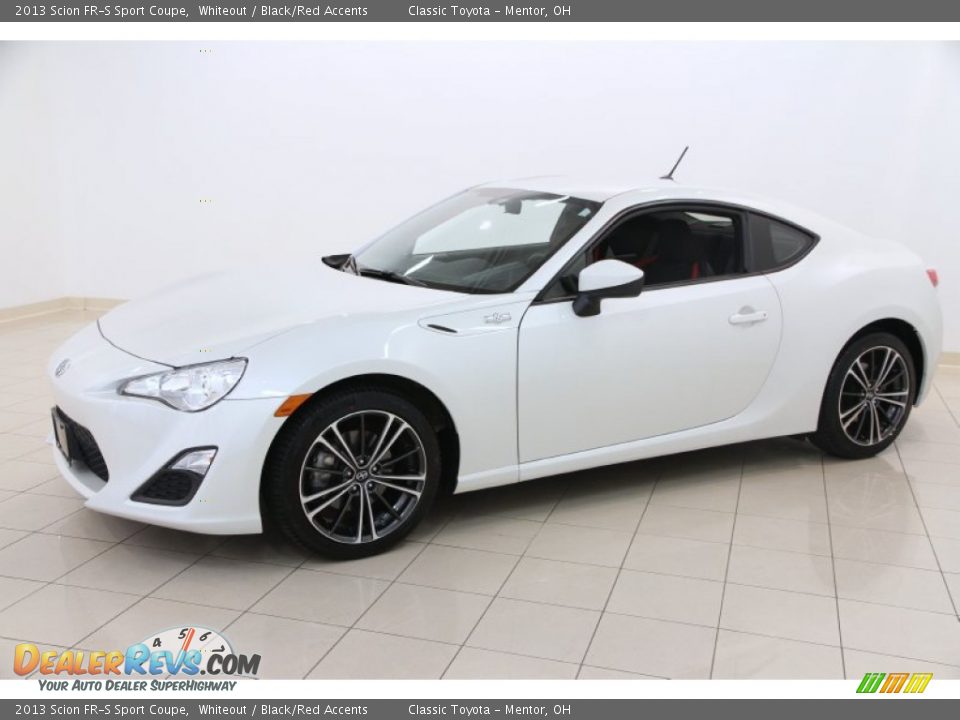 2013 Scion FR-S Sport Coupe Whiteout / Black/Red Accents Photo #3
