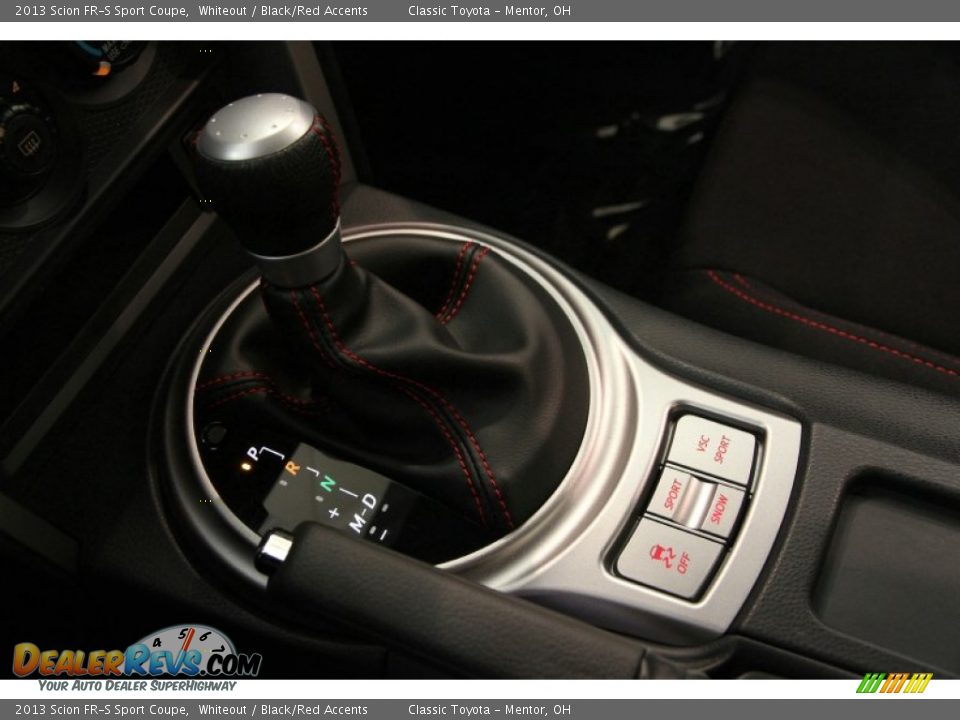 2013 Scion FR-S Sport Coupe Whiteout / Black/Red Accents Photo #16