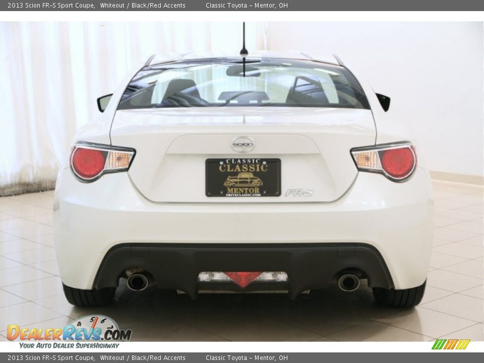 2013 Scion FR-S Sport Coupe Whiteout / Black/Red Accents Photo #23
