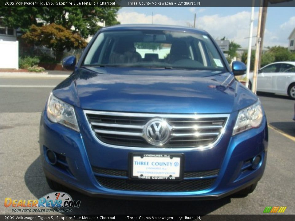 2009 Volkswagen Tiguan S Sapphire Blue Metallic / Charcoal Photo #2