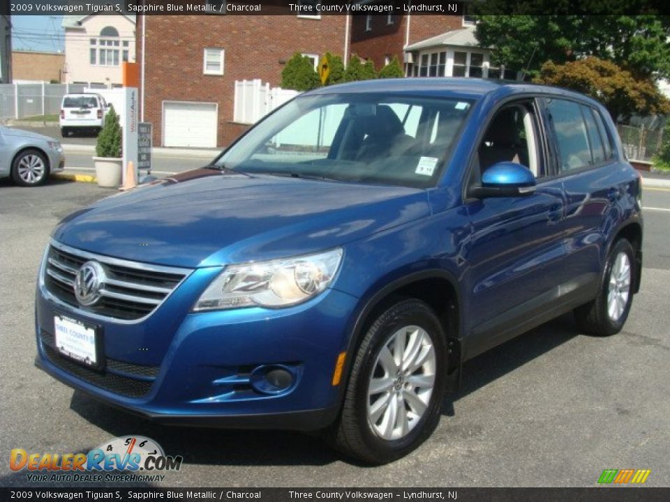 2009 Volkswagen Tiguan S Sapphire Blue Metallic / Charcoal Photo #3