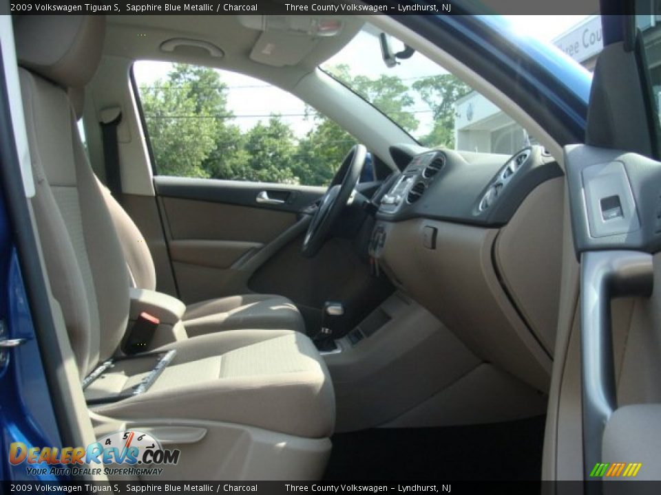 2009 Volkswagen Tiguan S Sapphire Blue Metallic / Charcoal Photo #7