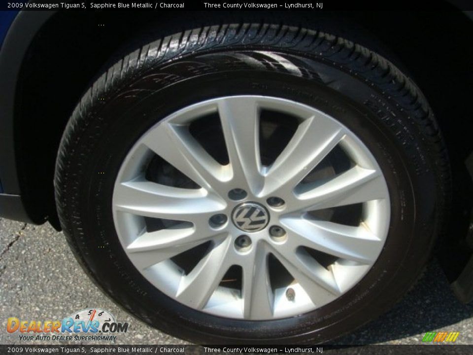 2009 Volkswagen Tiguan S Sapphire Blue Metallic / Charcoal Photo #15