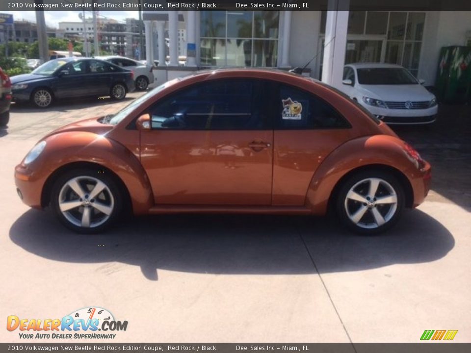 2010 Volkswagen New Beetle Red Rock Edition Coupe Red Rock / Black Photo #2