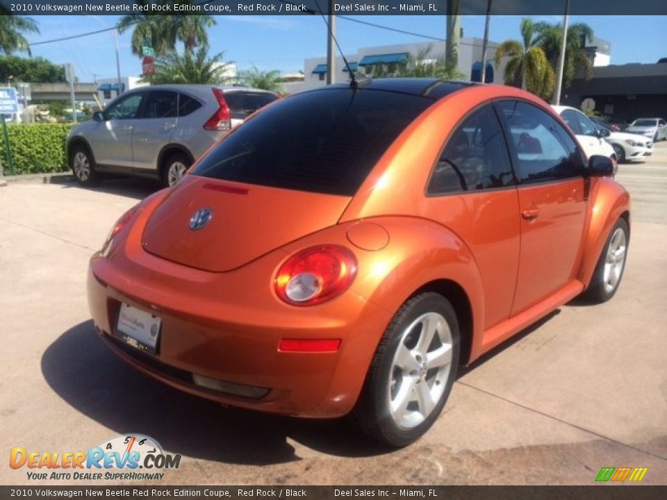 2010 Volkswagen New Beetle Red Rock Edition Coupe Red Rock / Black Photo #5