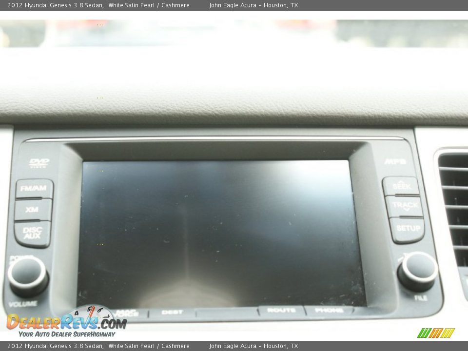 2012 Hyundai Genesis 3.8 Sedan White Satin Pearl / Cashmere Photo #29