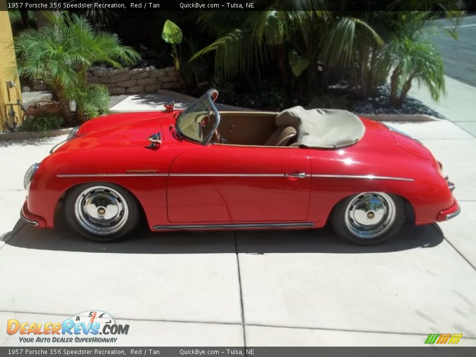 1957 Porsche 356 Speedster Recreation Red / Tan Photo #1