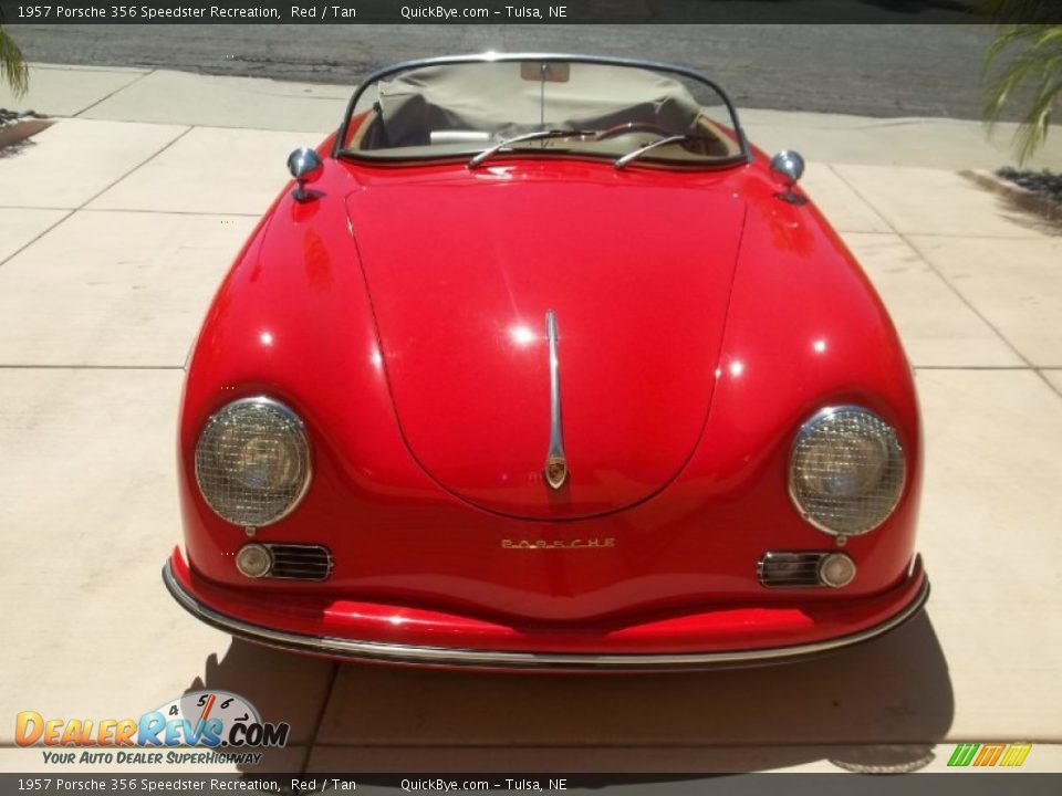 1957 Porsche 356 Speedster Recreation Red / Tan Photo #7