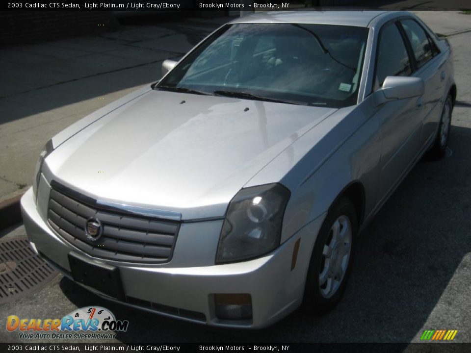 2003 Cadillac CTS Sedan Light Platinum / Light Gray/Ebony Photo #2