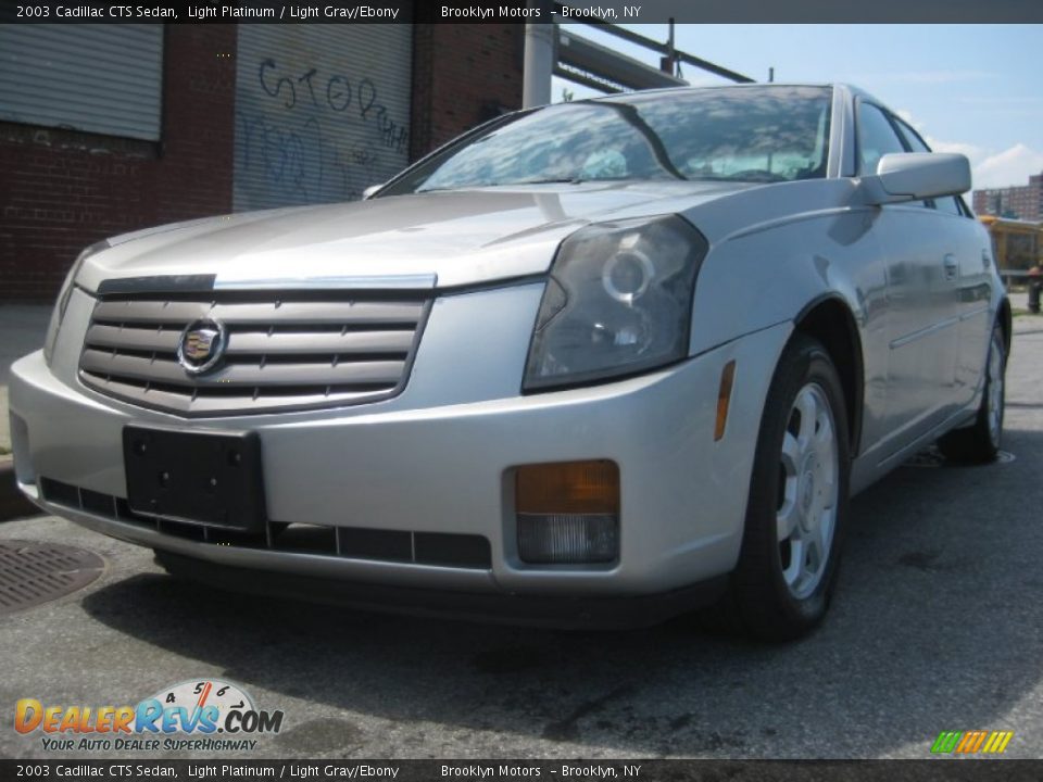 2003 Cadillac CTS Sedan Light Platinum / Light Gray/Ebony Photo #6