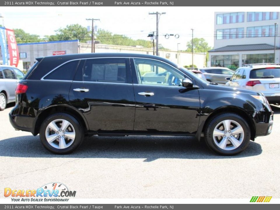 2011 Acura MDX Technology Crystal Black Pearl / Taupe Photo #2