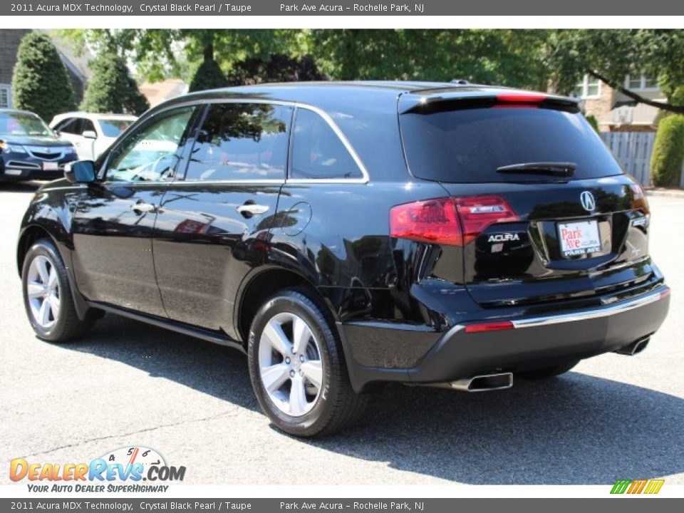 2011 Acura MDX Technology Crystal Black Pearl / Taupe Photo #5