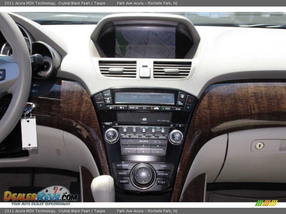 2011 Acura MDX Technology Crystal Black Pearl / Taupe Photo #16