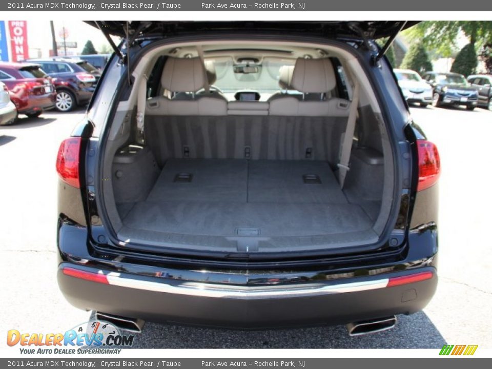 2011 Acura MDX Technology Crystal Black Pearl / Taupe Photo #22